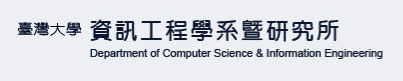 Department of Computer Science and Information Engineering, NTU Logo